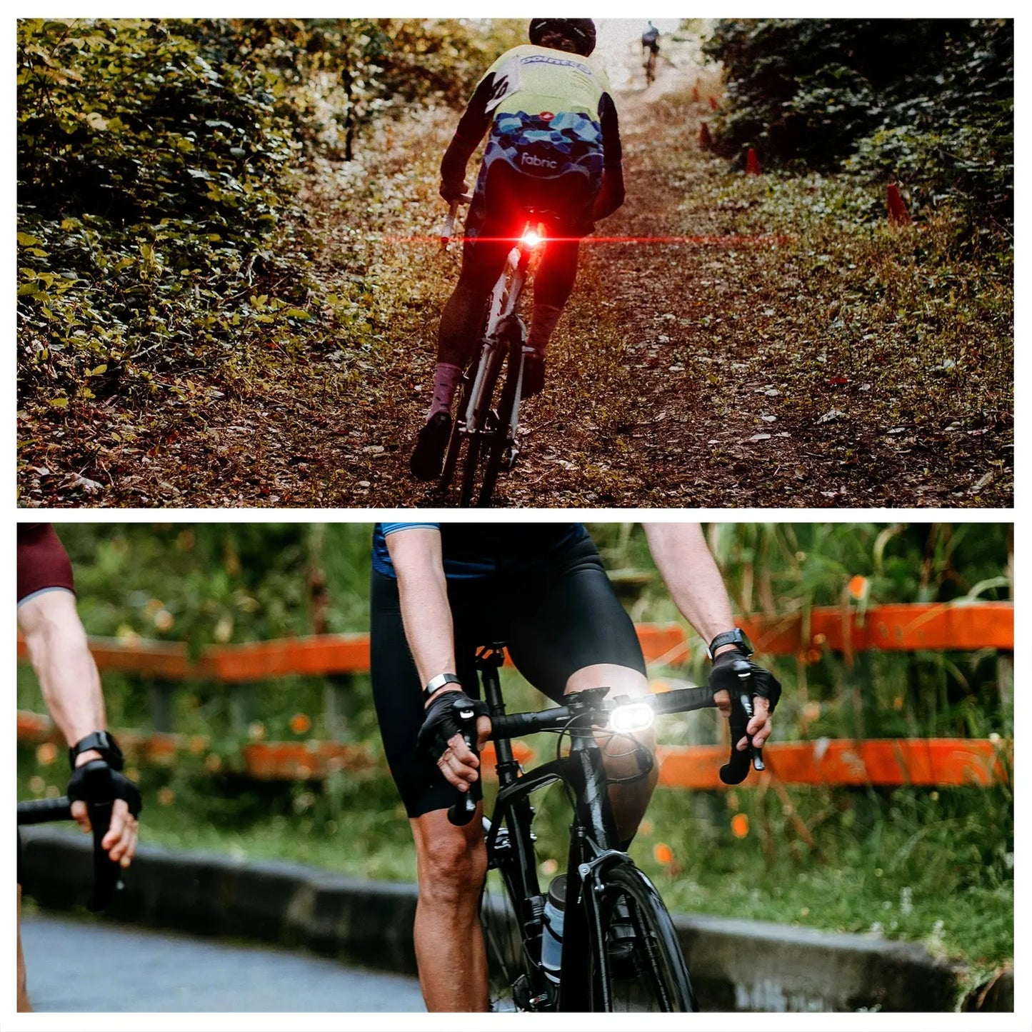 Fiets verlichtingset met slimme remdetectie - 200 Lumen CY-300T Aprizz - Outdoor premium producten