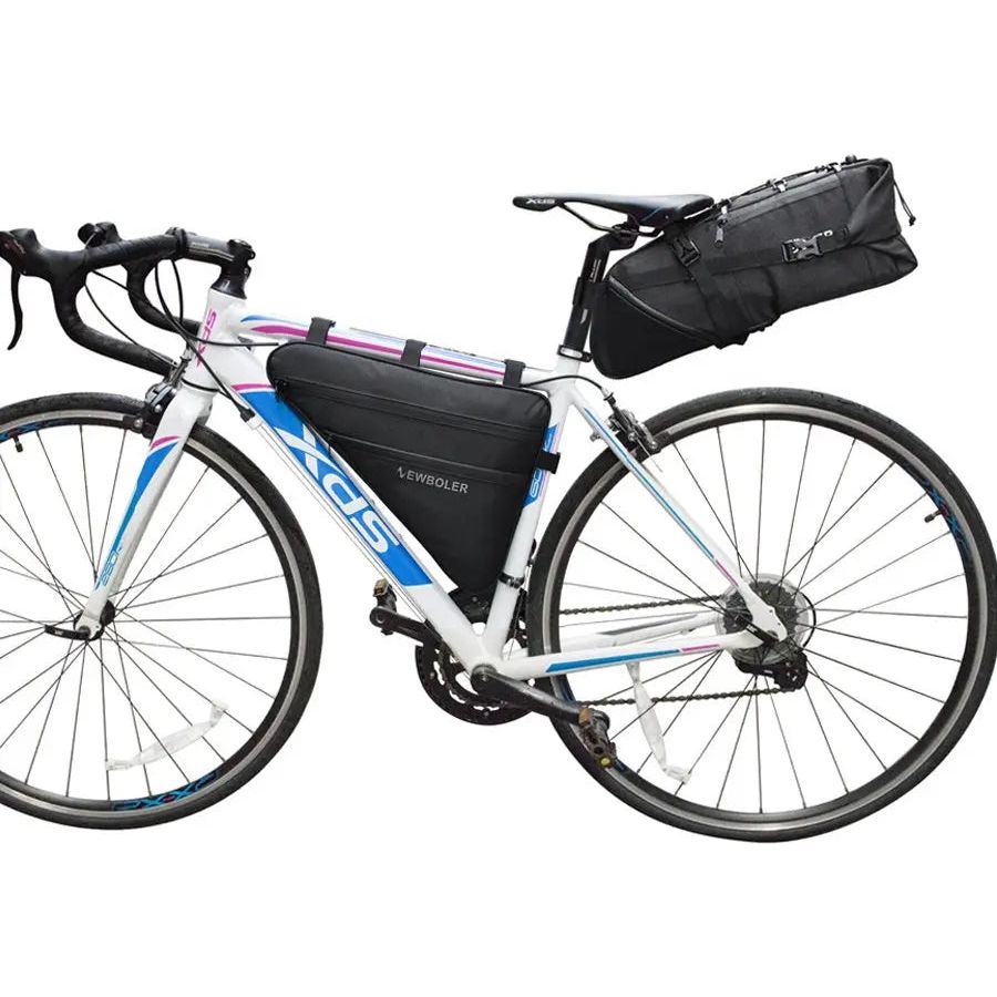 Waterdichte driehoek fietsframe tas - 3,5L capaciteit Aprizz