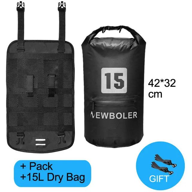 Waterdichte fietsstuur tas met reflecterende strips - 13-23L capaciteit Aprizz