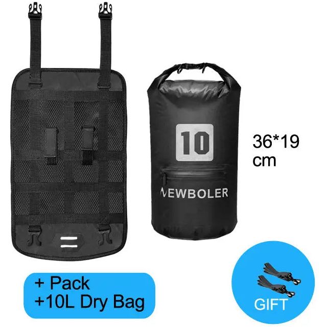 Waterdichte fietsstuur tas met reflecterende strips - 13-23L capaciteit Aprizz