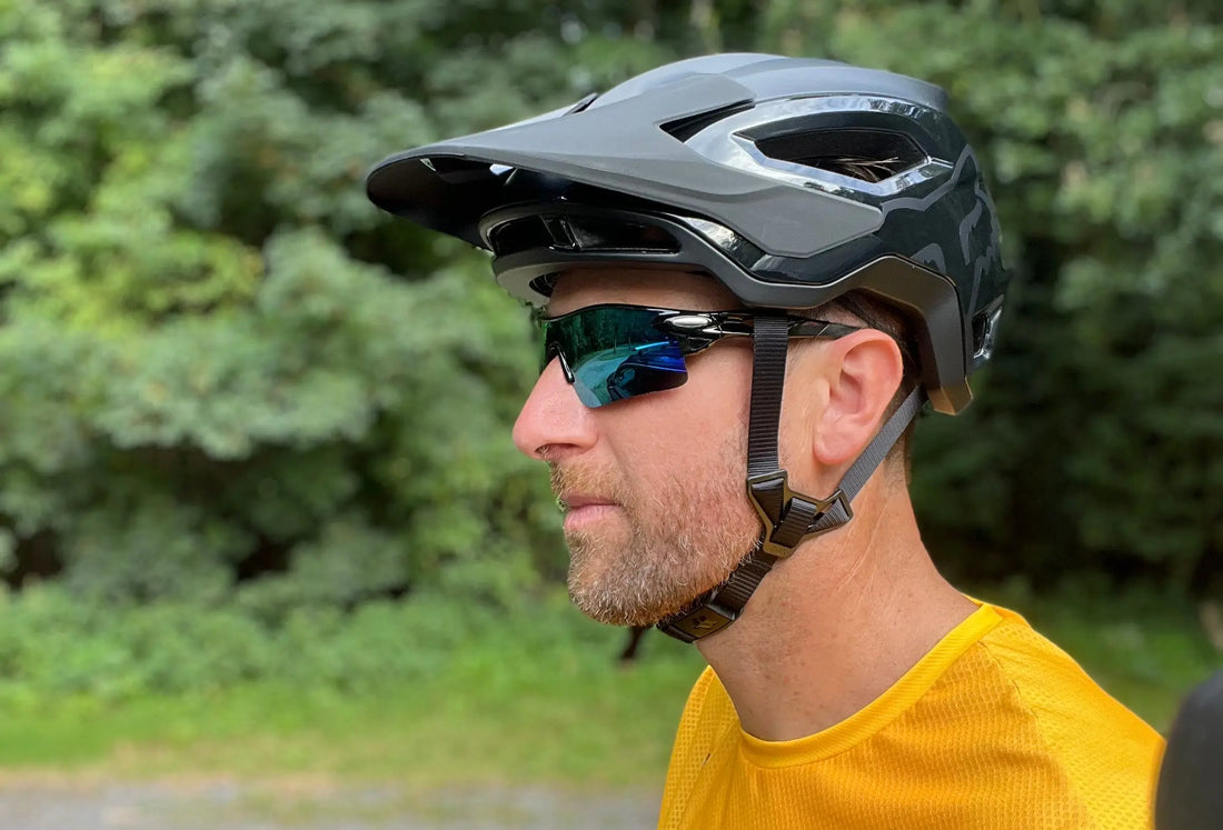 best bike helmet with sunglass visor DaBrim Cycling Classic Brim GRAY Adjustable Size The Best Mountain Bike Helmets