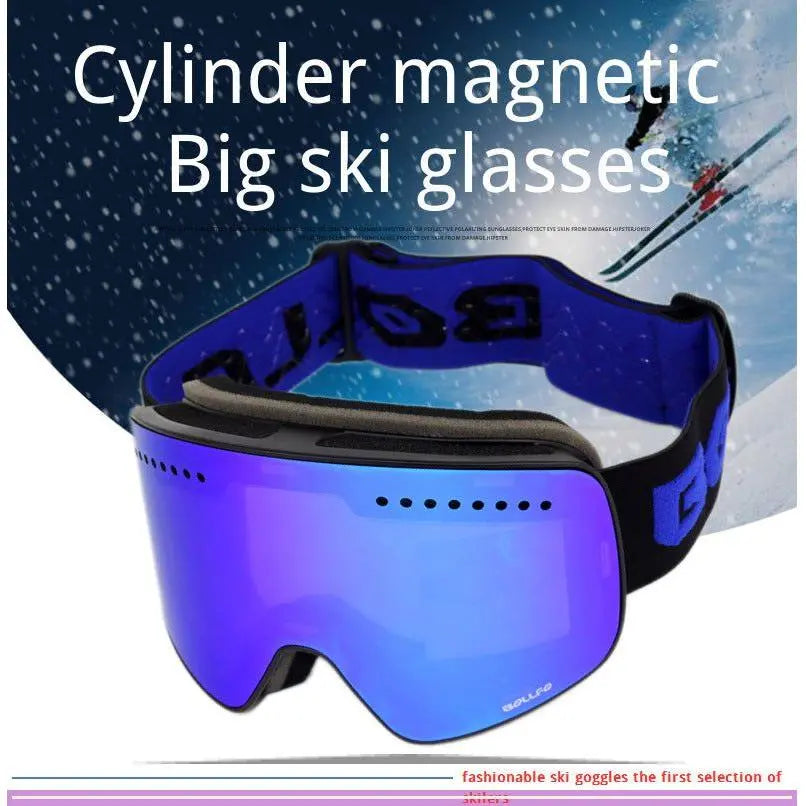 Anti-fog Ski bril met UV400 bescherming en verwisselbare lens -FrostView Pro Aprizz