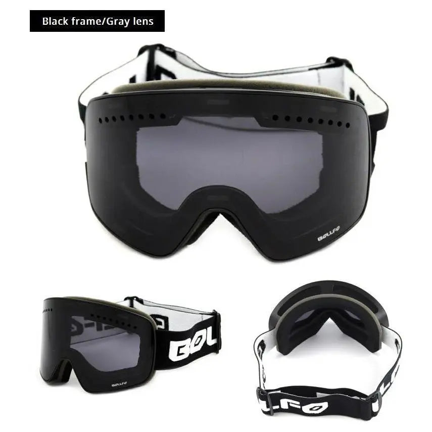 Anti-fog Ski bril met UV400 bescherming en verwisselbare lens -FrostView Pro Aprizz