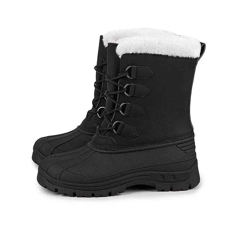 ArcticTrek - Waterdichte winter Snowboots met bontkraag Aprizz