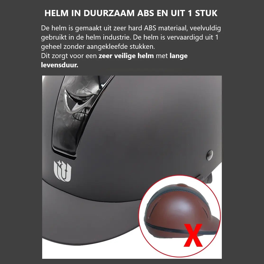 HorsePro ruiterhelm voor kids - ultra licht, comfortabel en veilig Aprizz