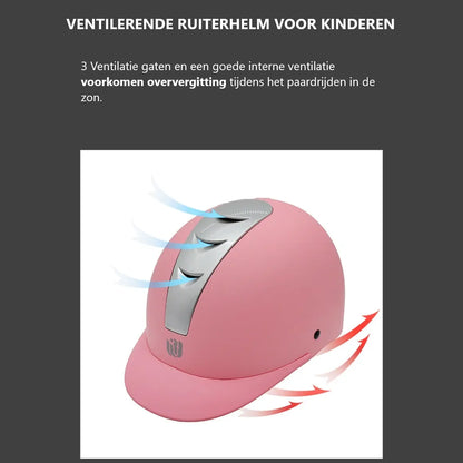 HorsePro ruiterhelm voor kids - ultra licht, comfortabel en veilig Aprizz