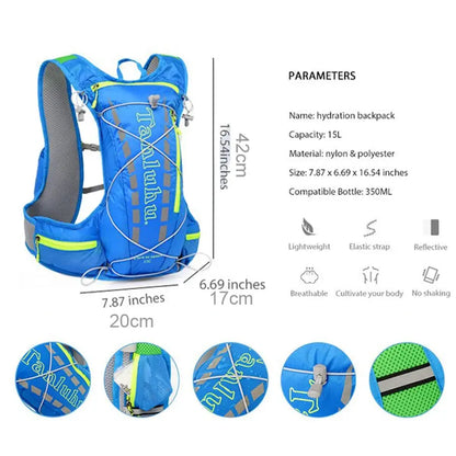 Lichtgewicht Camelbak Vest 15L voor Trail Running - TrailFlow Aprizz