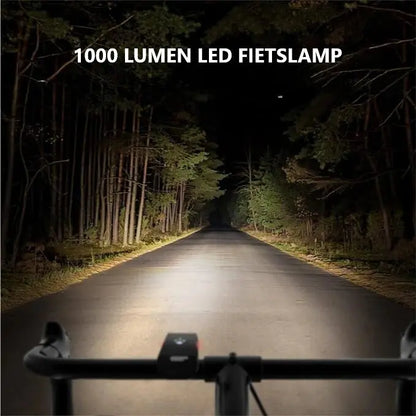 Mountainbike fietslamp – 1000 lumen LED voor maximale veiligheid Aprizz - Outdoor premium producten