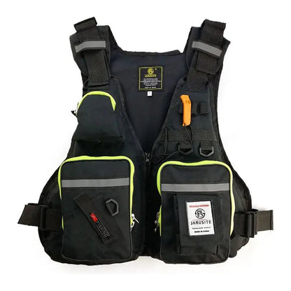 Multifunctioneel outdoor reddingsvest – duurzaam & verstelbaar met 16 zakken Aprizz