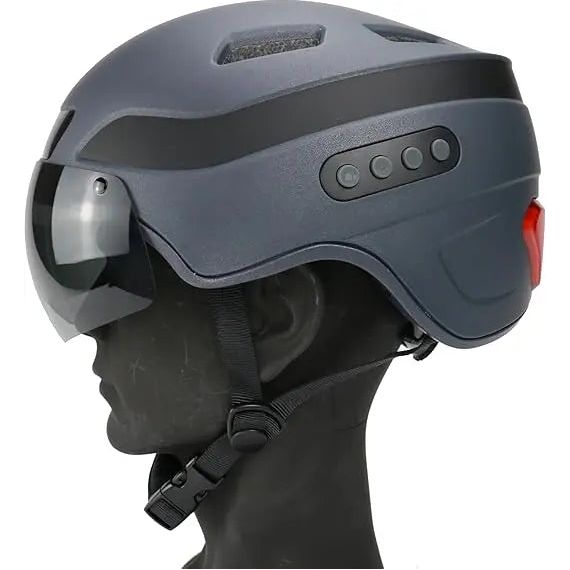 Smart Bicycle Helmet with Bluetooth, 1080p Camera & LED – Aprizz