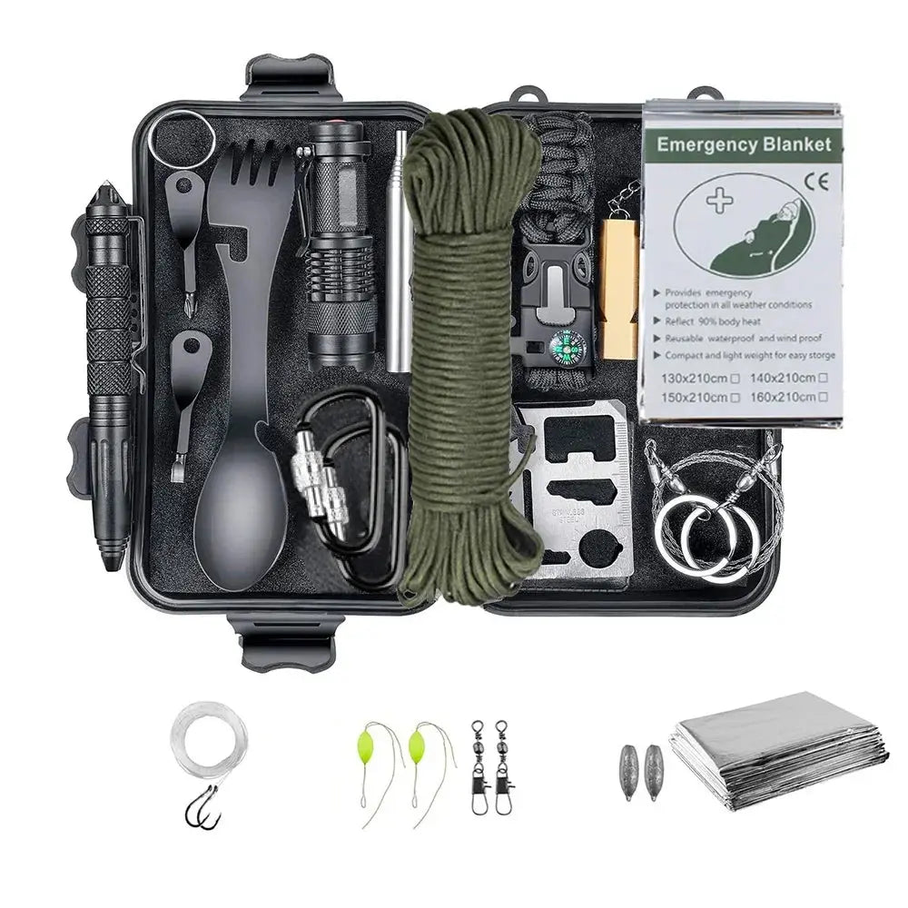 Survival pro 23-in-1 overlevingskit Aprizz - Outdoor premium producten