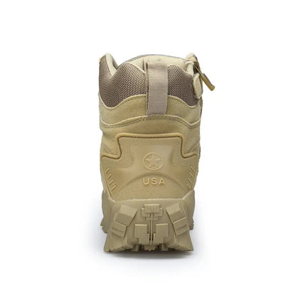 TactiTrek - Ademende outdoor winter boots met schokabsorptie in zwart of beige Aprizz