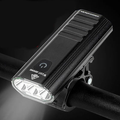 WEST BIKING 1200 Lumen LED Fietslamp - 5200mAh USB oplaadbare koplamp met 5 lichtmodi Aprizz