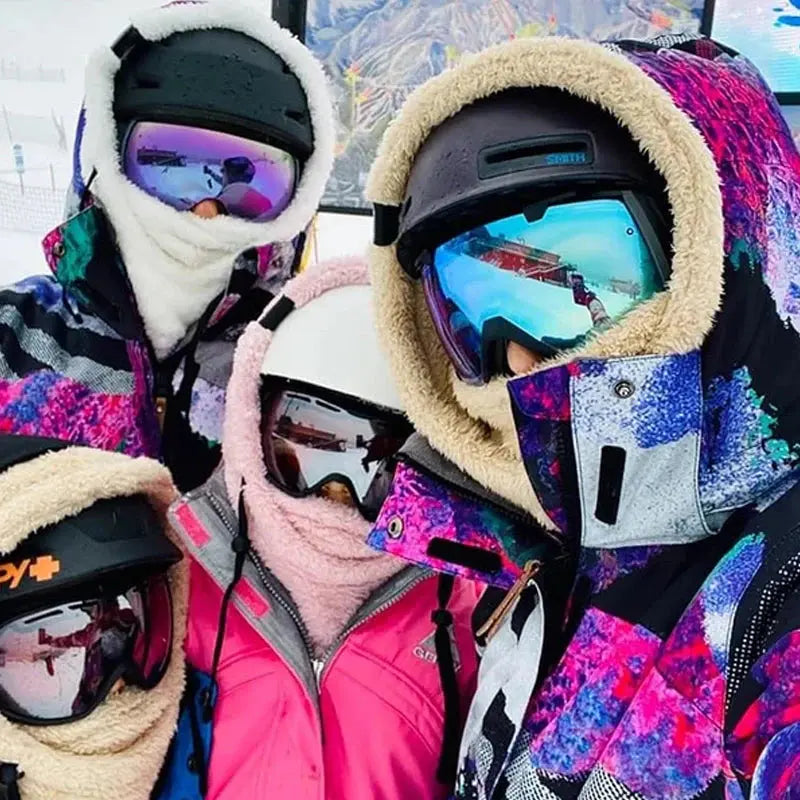 Winddichte zachte skimuts met sjaal voor dames - 5 kleuren Aprizz